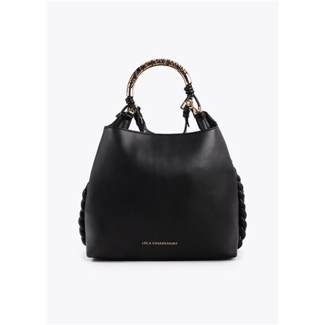 Bolso Shopper Metal Negro