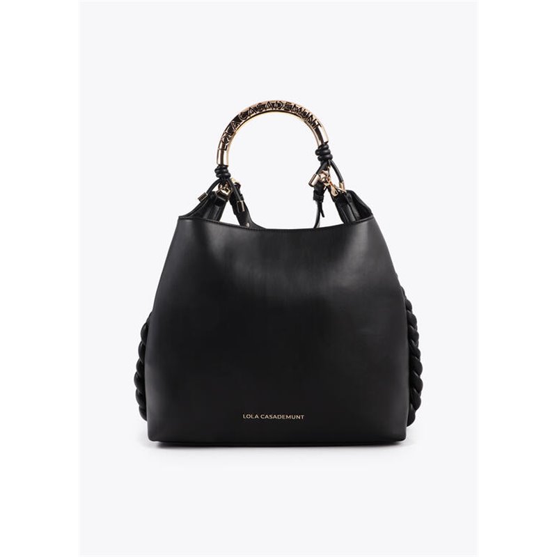 Bolso Shopper Metal Negro