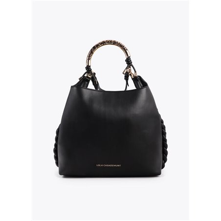 Bolso Shopper Metal Negro