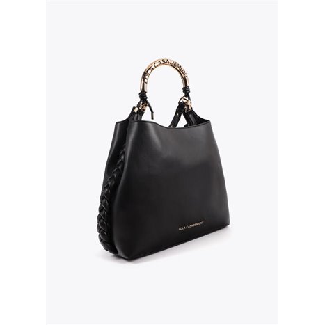 Bolso Shopper Metal Negro