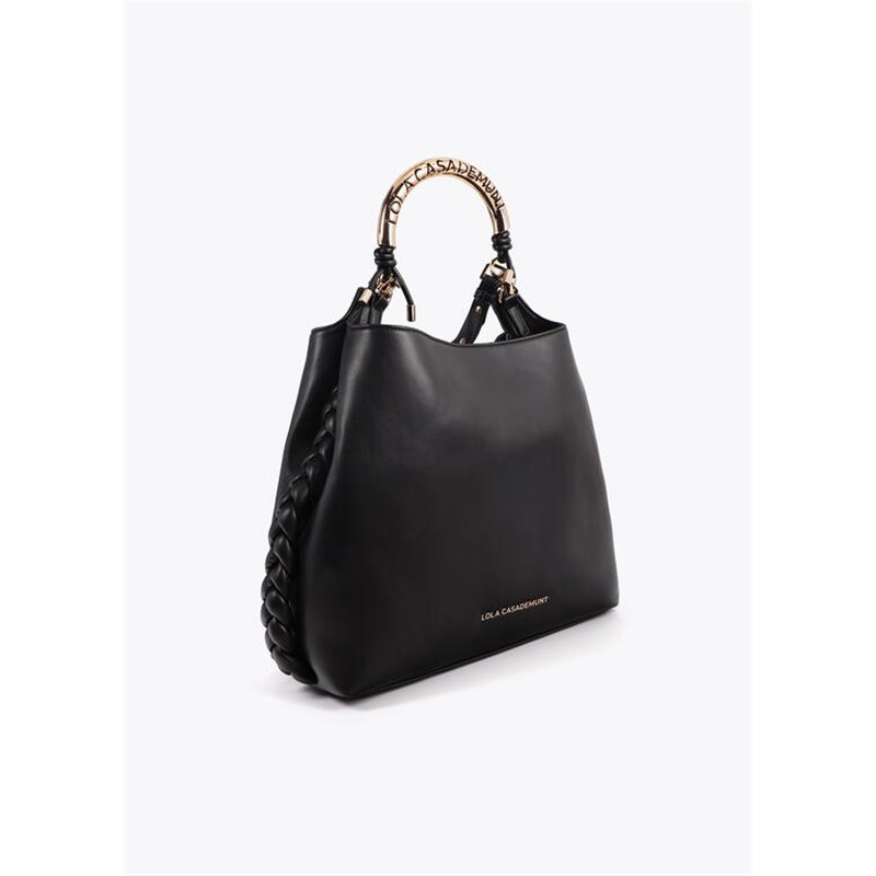 Bolso Shopper Metal Negro