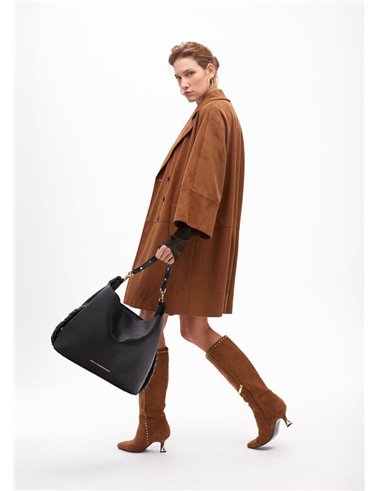 Bolso Shopper Metal Negro