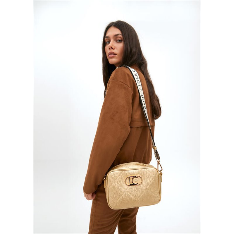 Bolso Macuto Rombo Oro