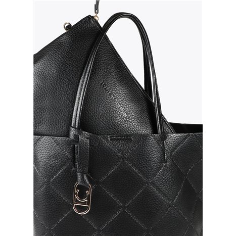 Bolso Shopper Rombo Negro