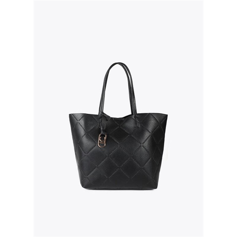 Bolso Shopper Rombo Negro