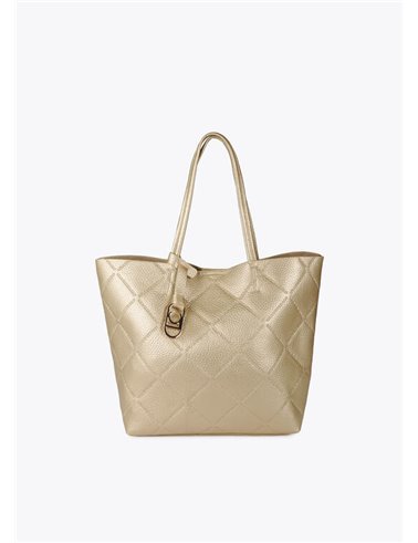 Bolso Shopper Rombo Oro