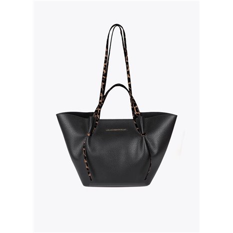 Bolso Shopper Animal Negro