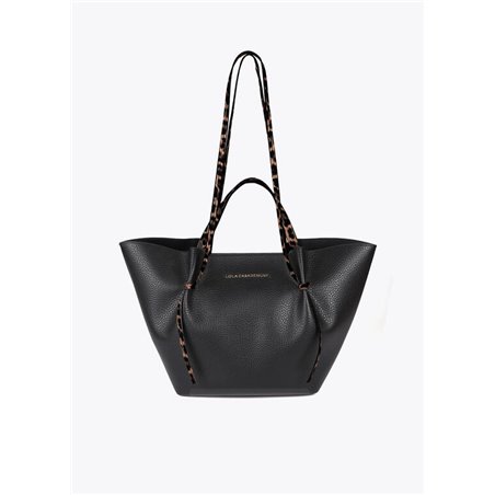 Bolso Shopper Animal Negro