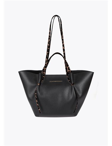 Bolso Shopper Animal Negro