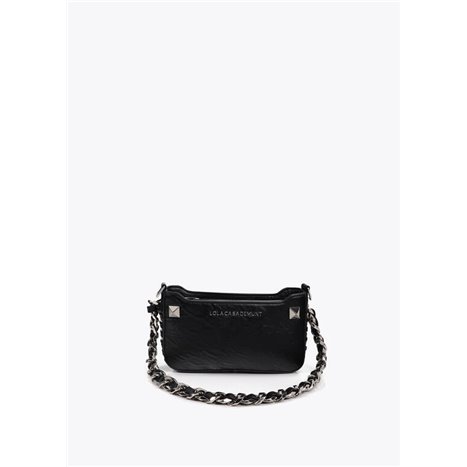 Bolso Cartera Cadena Negro