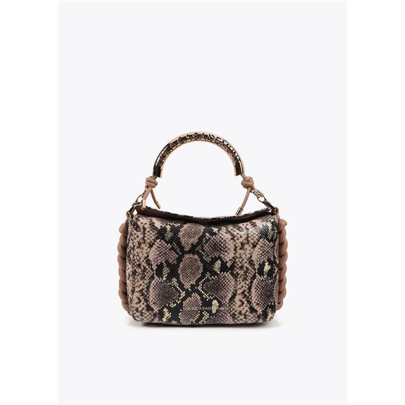 Bolso Bandolera Piton Marrón