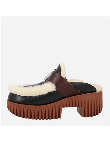 Zueco Plia Amber Negro