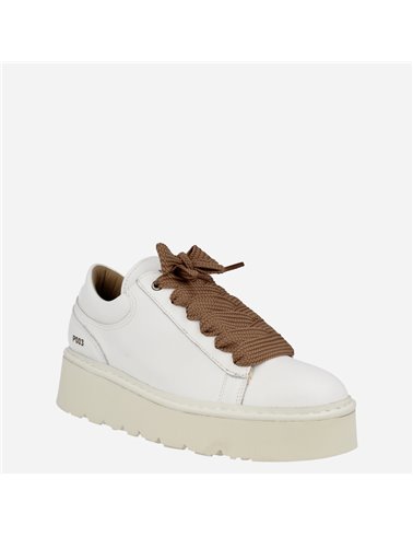 Sneaker P03W Leather Blanco