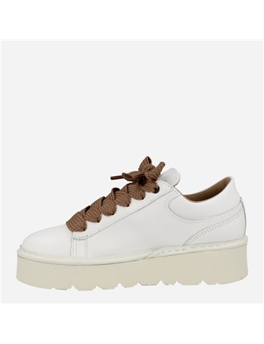 Sneaker P03W Leather Blanco