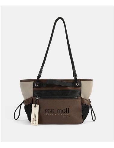 Bolso Shopper Sarah Marrón