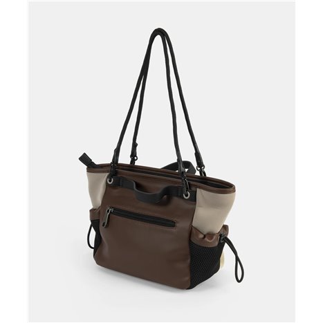 Bolso Shopper Sarah Marrón