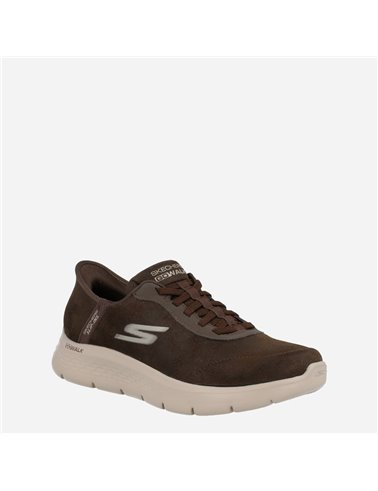 Sneaker Go Walk Flex Smooth Marrón