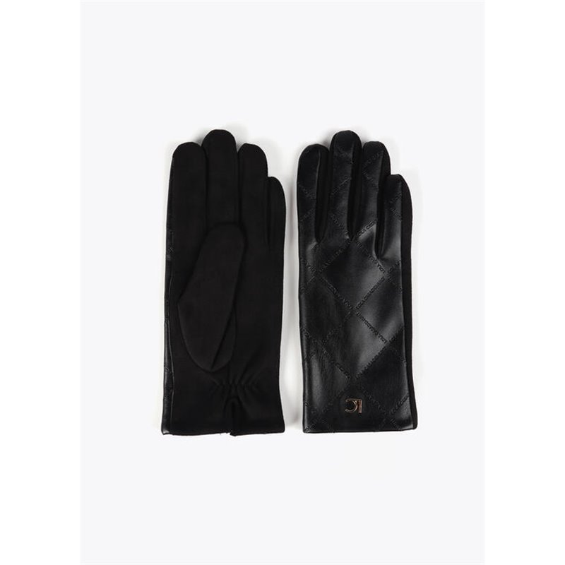 Guante Rombos Logo Negro