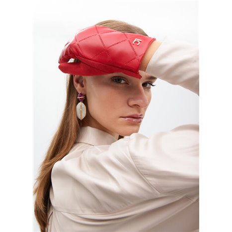 Guante Rombos Logo Rojo