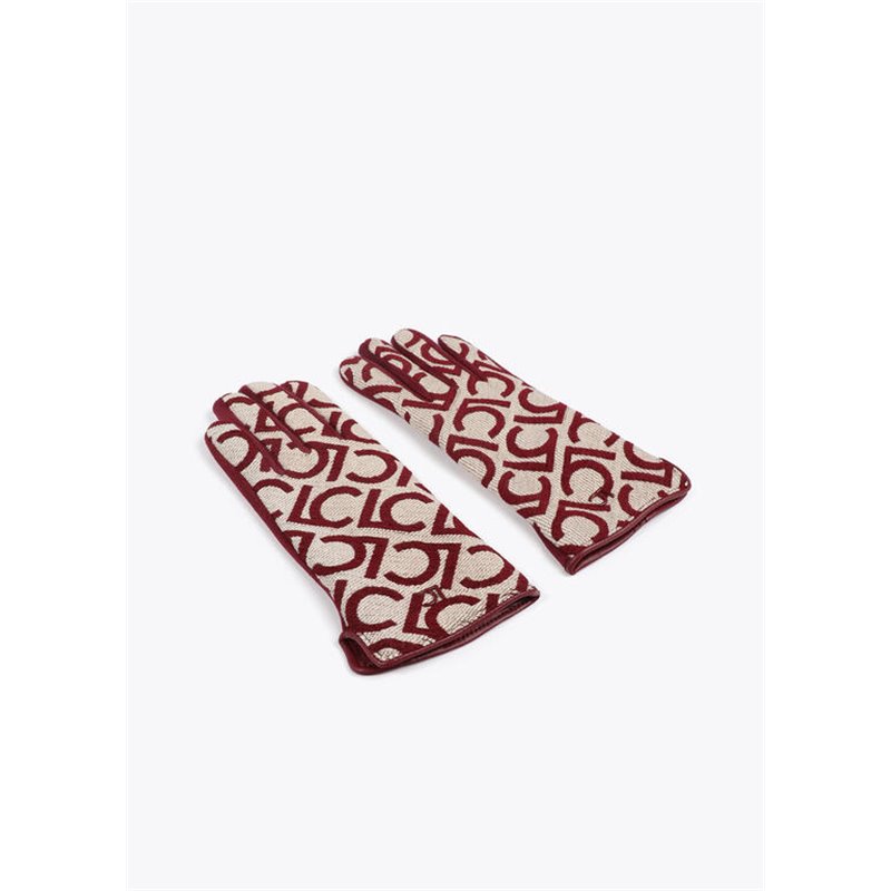 Guante Jacquard Rojo