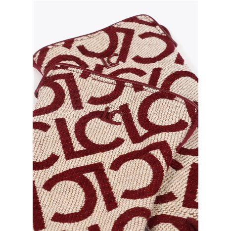 Guante Jacquard Rojo