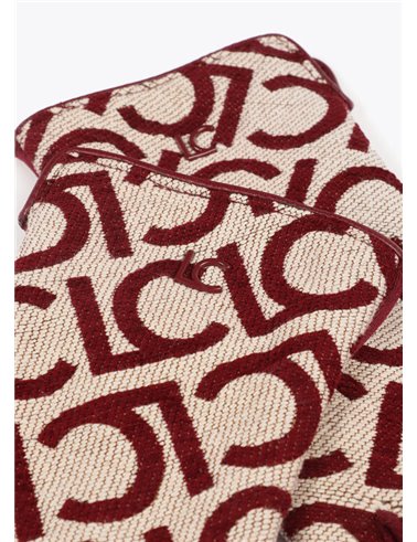 Guante Jacquard Rojo