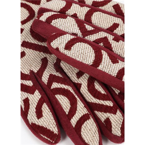 Guante Jacquard Rojo