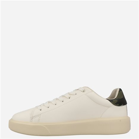 Sneaker Buck07 Lea Blanco