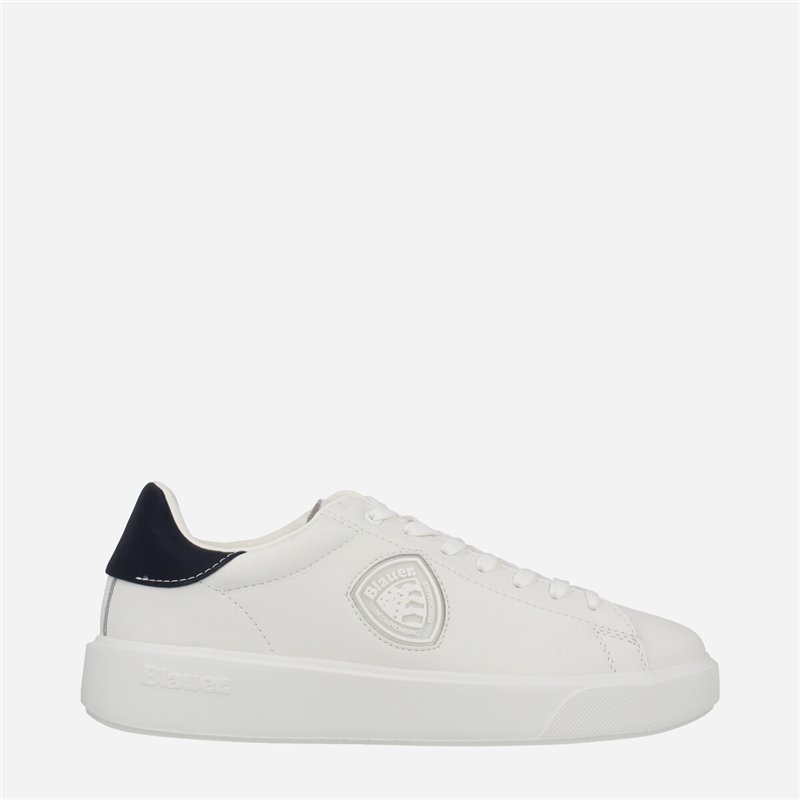 Sneaker Buck07 Lea Blanco