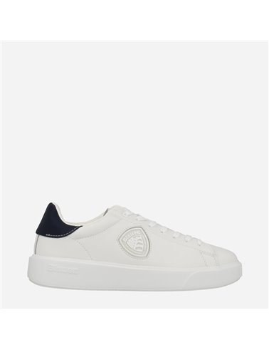 Sneaker Buck07 Lea Blanco