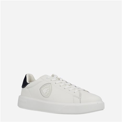 Sneaker Buck07 Lea Blanco