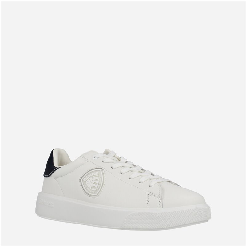Sneaker Buck07 Lea Blanco