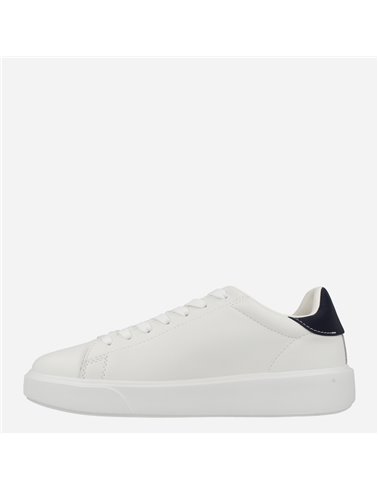 Sneaker Buck07 Lea Blanco