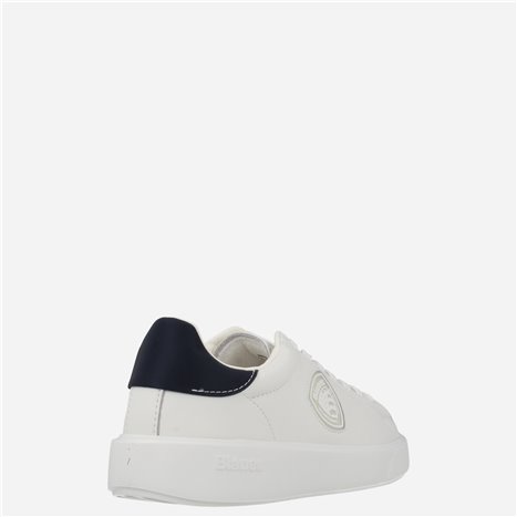 Sneaker Buck07 Lea Blanco