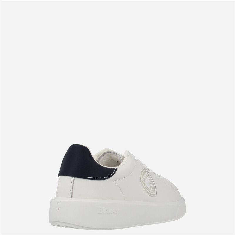 Sneaker Buck07 Lea Blanco