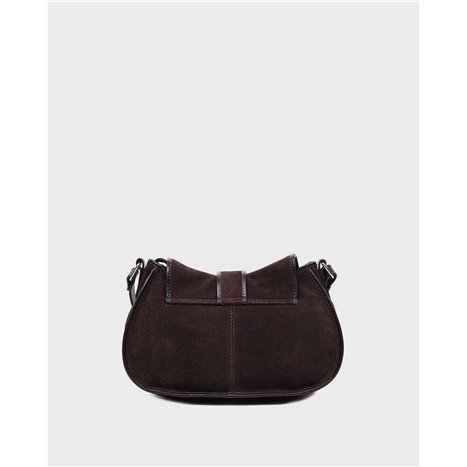 Bolso Maria Suede Marrón