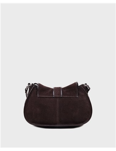 Bolso Maria Suede Marrón