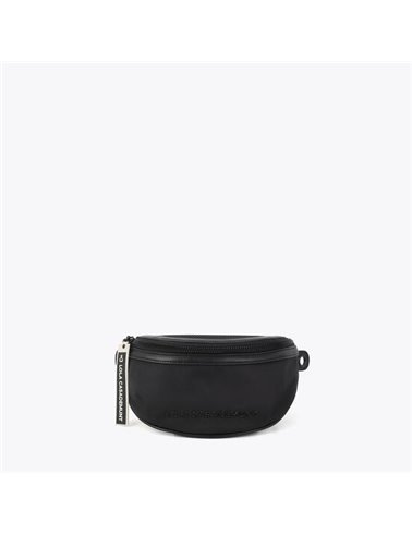 Bolso Riñonera Nylon Negro