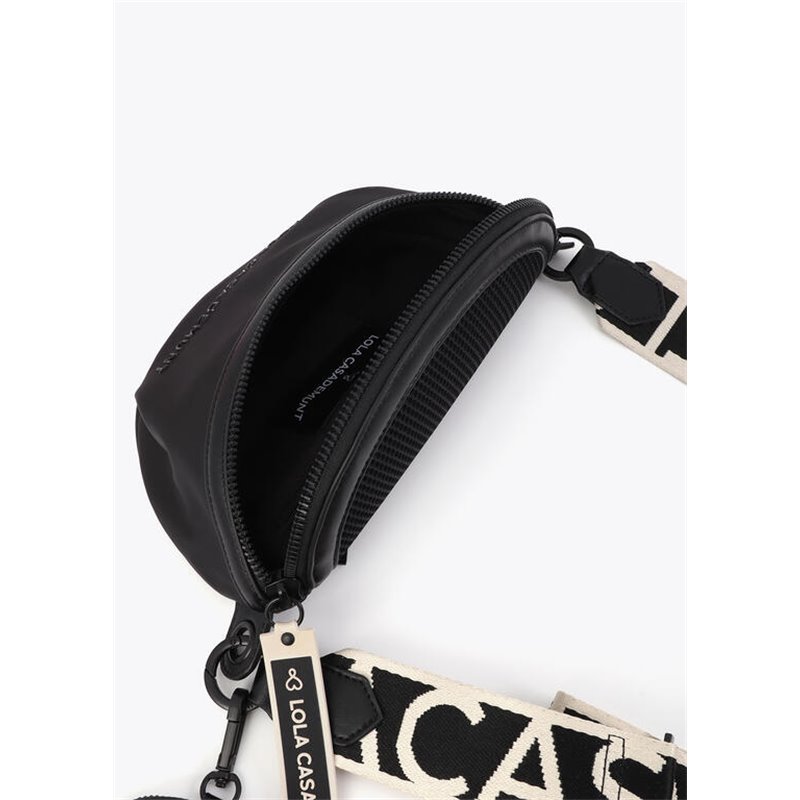 Bolso Riñonera Nylon Negro