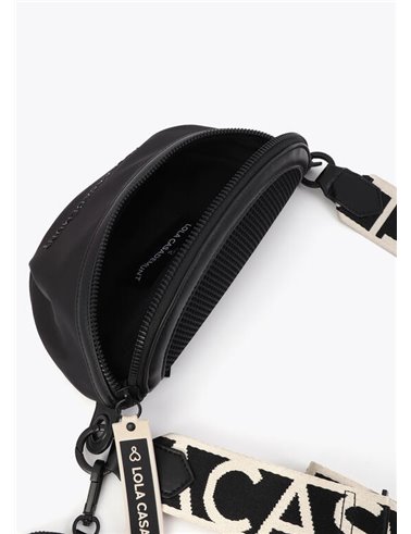 Bolso Riñonera Nylon Negro