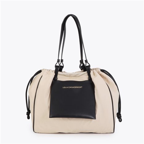 Bolso Shooper Nylon Beig