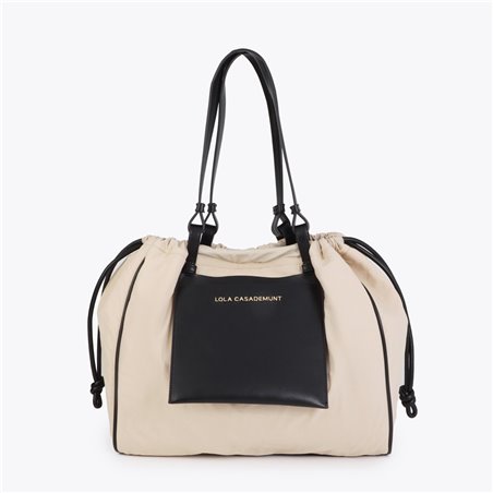 Bolso Shooper Nylon Beig