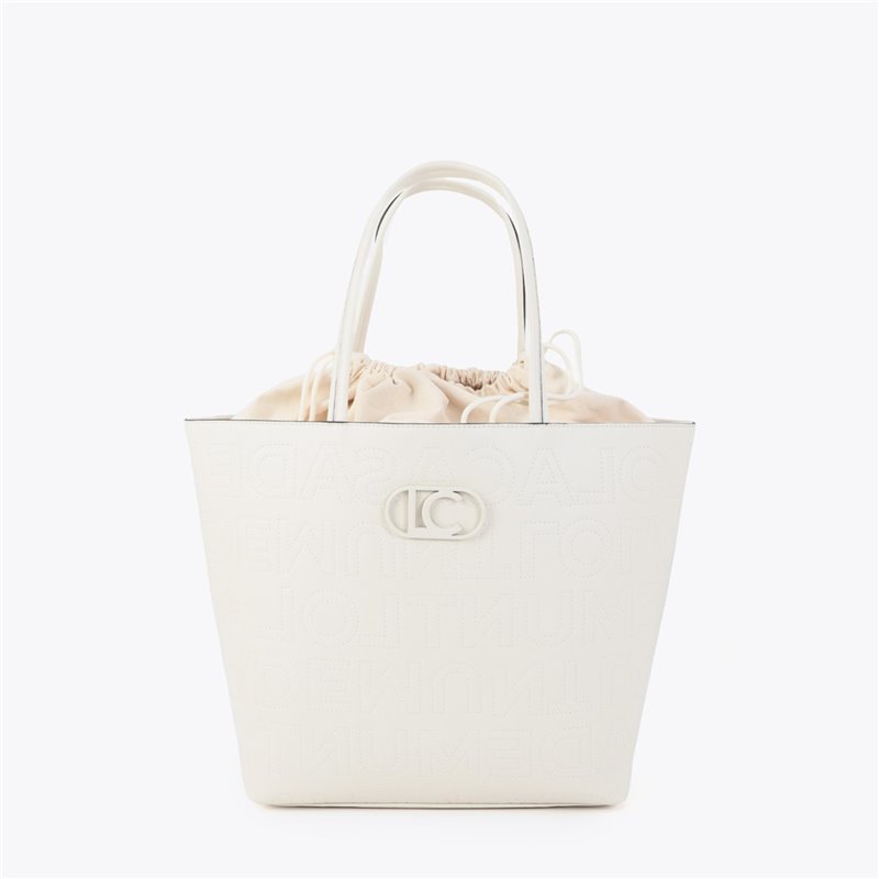 Bolso Shopper Logotipo Beig