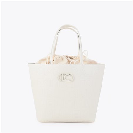 Bolso Shopper Logotipo Beig