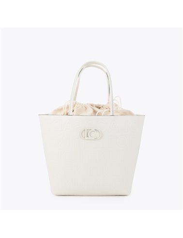 Bolso Shopper Logotipo Beig