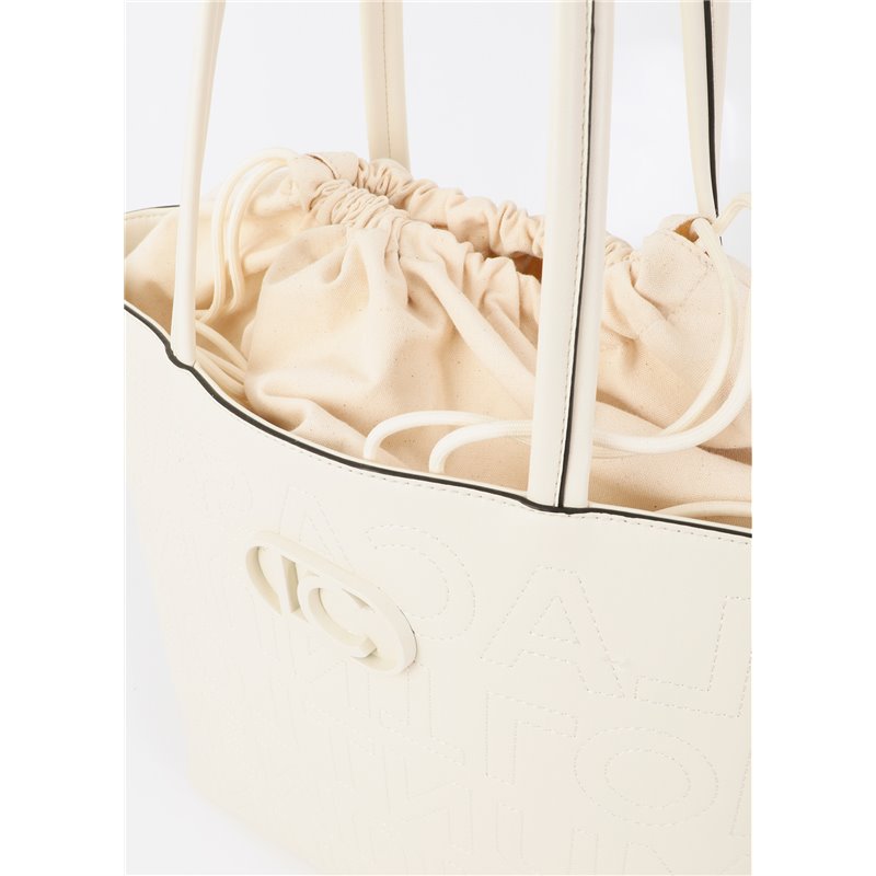 Bolso Shopper Logotipo Beig