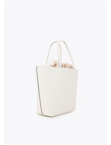 Bolso Shopper Logotipo Beig