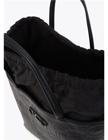 Bolso Shopper Logotipo Negro