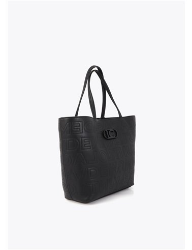 Bolso Shopper Logotipo Negro