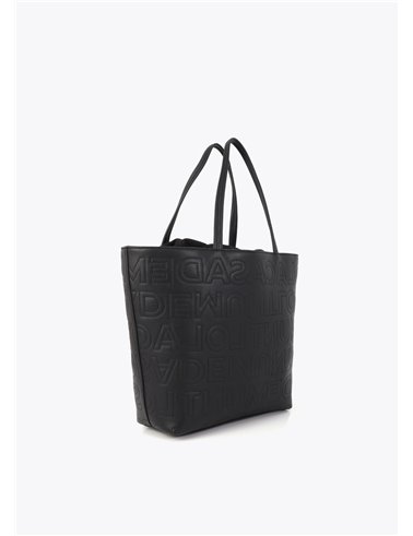 Bolso Shopper Logotipo Negro